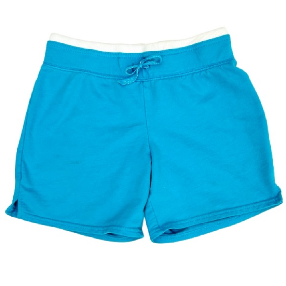 ✅ 5 for $25 - Layered Shorts Turquoise & White, Basic Editions Size 7/8